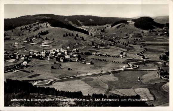 Ak Altglashütten Feldberg im Schwarzwald, Fliegeraufnahme