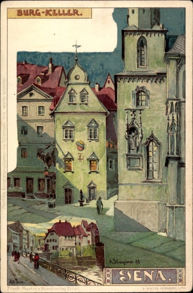 Artysta lito Stagura, Albert, Jena Turyngia, dużo w Burgkeller