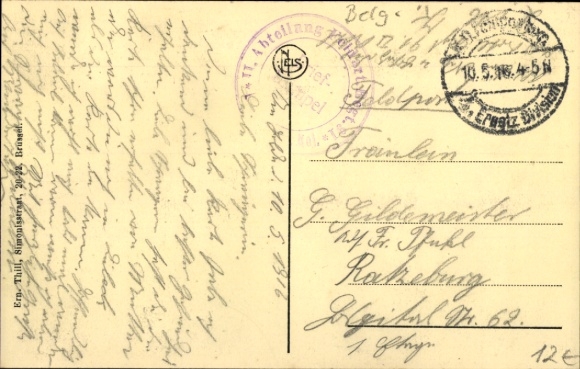 Postcard name Namur Wallonia, train station, street side, tram line 2