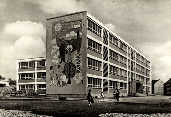 Ak Rochlitz an der Mulde Sachsen, Hermann-Matern-Oberschule