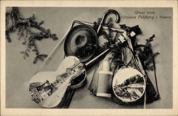 passe-partout KP Schmitten im Taunus, Großer Feldberg, kapelusz, gitara, laska