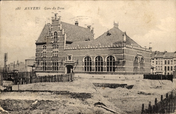CPA Antwerpen Antwerpen Vlaanderen, Gare du Dam