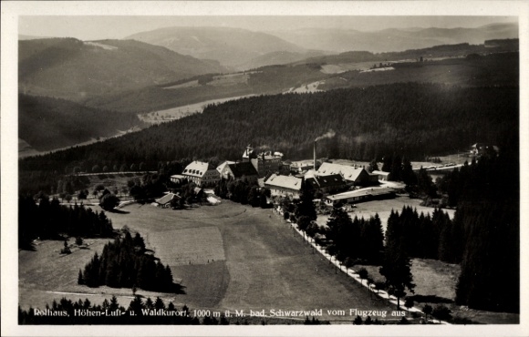 Ak Rothaus Grafenhausen im Schwarzwald, Fliegeraufnahme