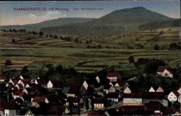 Ansichtkaart Wildflecken in de Rhön Neder-Franken, Dammersfeld, Rückberg