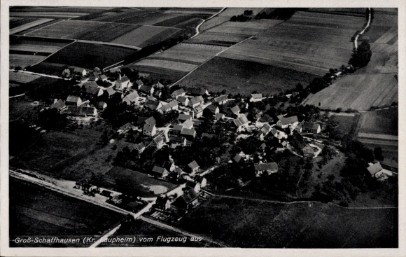Postcard Dietenheim an der Iller Baden Württemberg, aerial photograph
