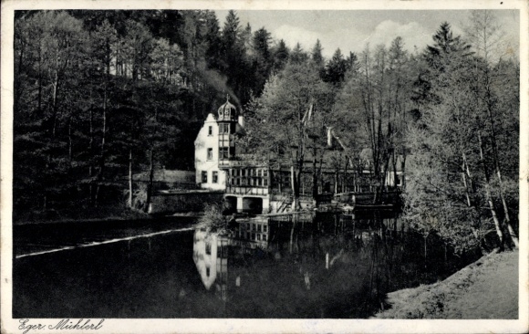 Ak Eger Region Karlsbad, Mühlerl