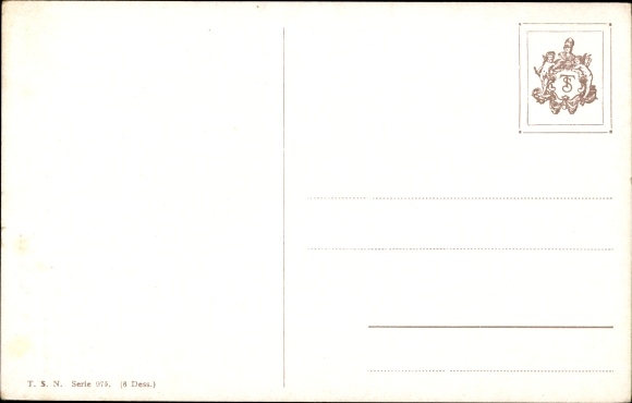 Artist Postcard Thiele, Arthur, The luck in the angle, humanized cats