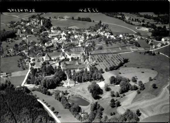 Photo Irsee in Ostallgäu, aerial photograph