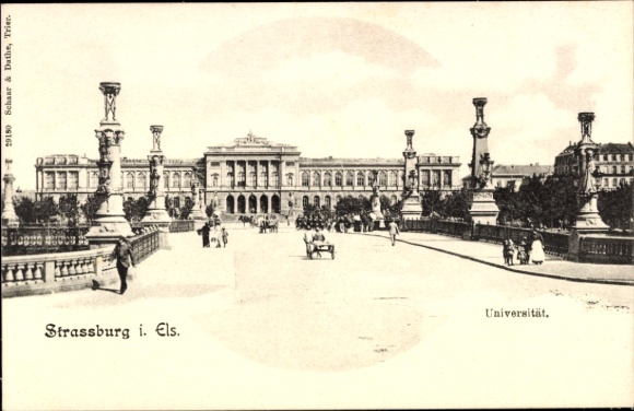 Postcard Strasbourg Alsace Bas Rhin, University