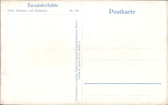 Postcard Admont Styria, Ennstaler Hut