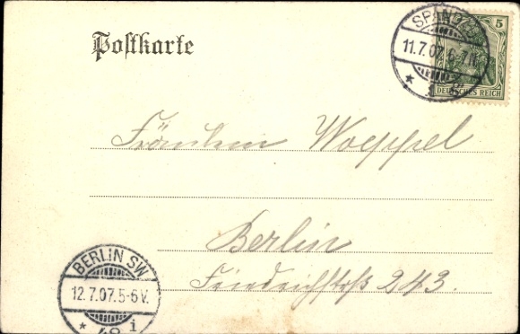 Postcard Berlin Spandau, Pichelsberg, Pichelswerder, Restaurant Wilhelmshöhe in Grunewald