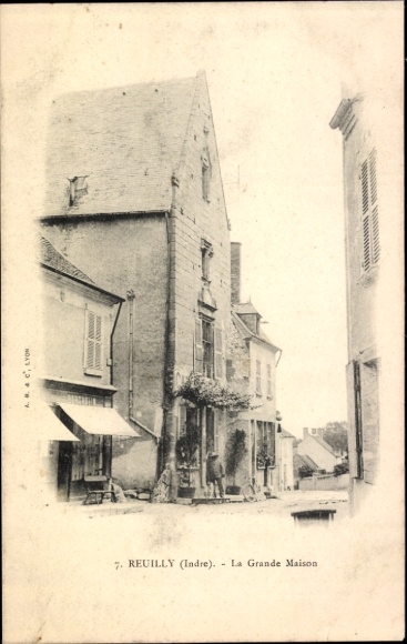 Postcard Reuilly Indre, La Grande Maison