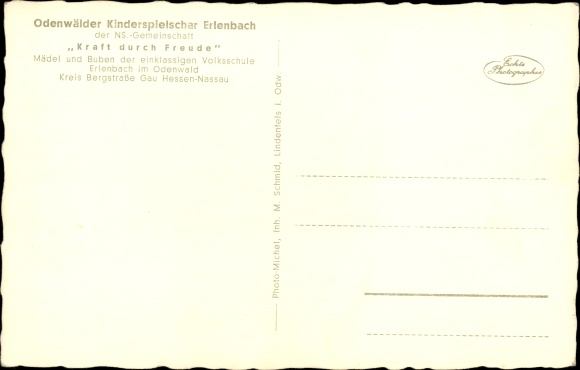 PC Erlenbach Fürth in the Odenwald, Odenwald children&#39;s game group, KdF, Hessian costume