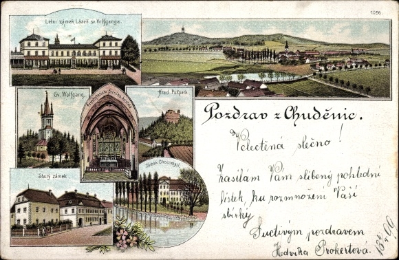 Litho Chudenice Plzenský kraj Region Pilsen Tschechien, Sv Wolfgang, Hrad Pusperk, Stary zamek