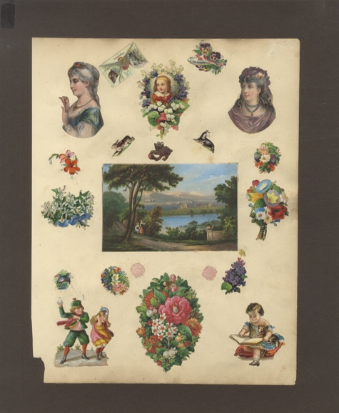 21 wafers children, flowers, animals landscape with lake, approx. 7.5 x 11.5 to 2 x 2 cm