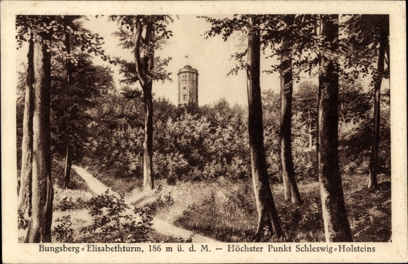 Postcard Schönwalde am Bungsberg in Ostholstein, Elisabeth Tower