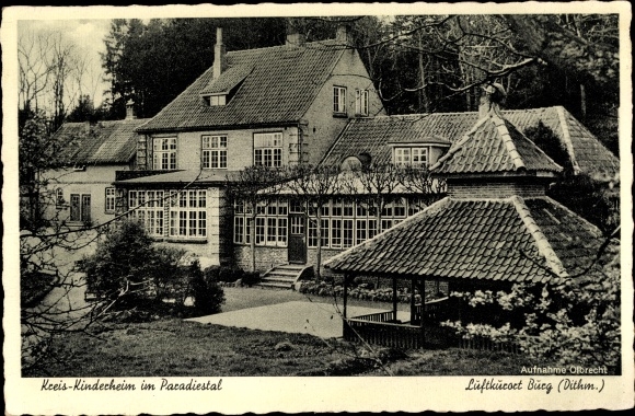 KP Burg w Dithmarschen, powiatowy dom dziecka w rajskiej dolinie
