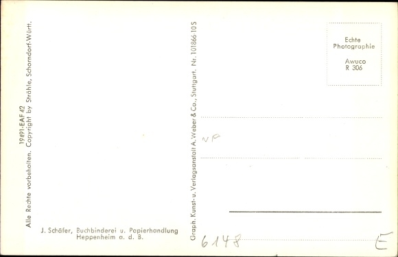 Postcard Heppenheim an der Bergstrasse, Panorama