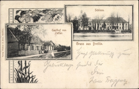 Ak Jerichow an der Elbe, Schloss, Gasthof von Zettler