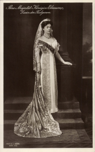 Postcard Queen Eleonore, Tsarina of Bulgaria