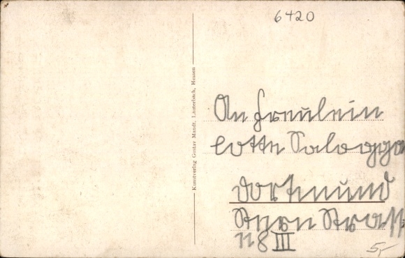 Artist Postcard Lauterbach in Hessen, Festive Society, Fine Cheese Factory, Fürstenhof Rahmkäse