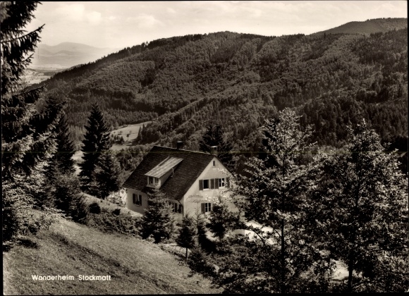 Ak Stockmatt Kleines Wiesental, Wanderheim