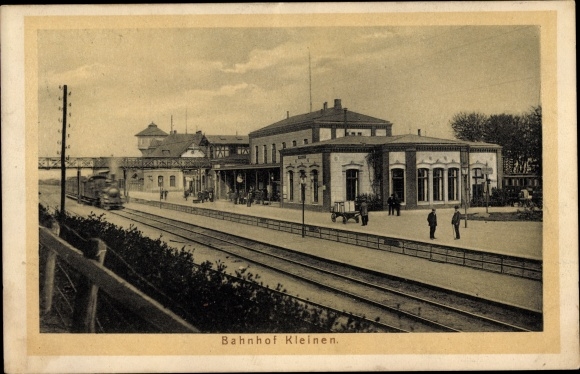 PC Bad Kleinen in Mecklenburg, train station, track view