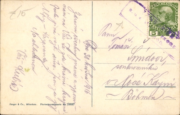 Postcard Jesenice Aßling Slovenia, Carniola, train station, Karawanks