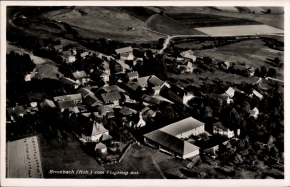 Postcard Brombach Fürth im Odenwald, aerial photograph