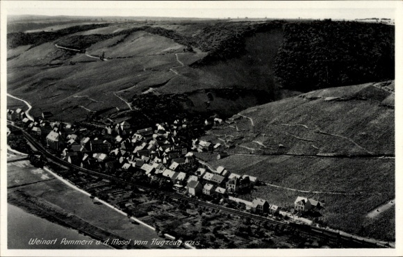 KP Pomerania nad Mozelą, zdjęcie lotnicze