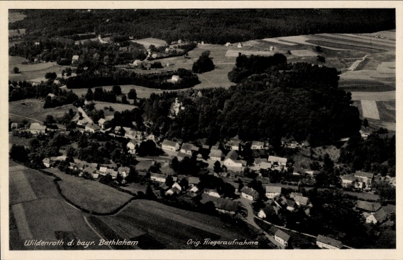 Postcard Wildenrath Wegberg Kreis Heinsberg, aerial photograph