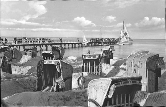 17 Negative Timmendorfer Strand, Kurhaus, Strand, von oben