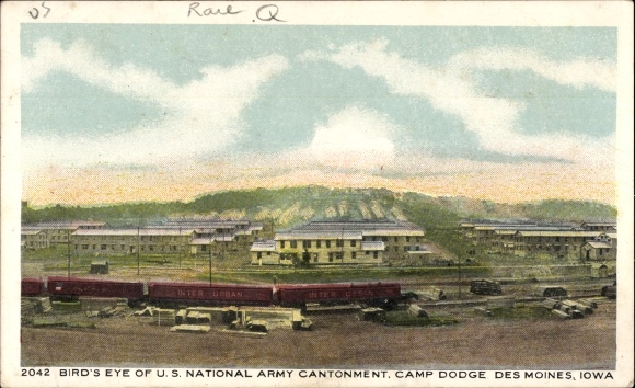 Ak Des Moines Iowa USA, U.S. National Army Cantonment, Camp Dodge