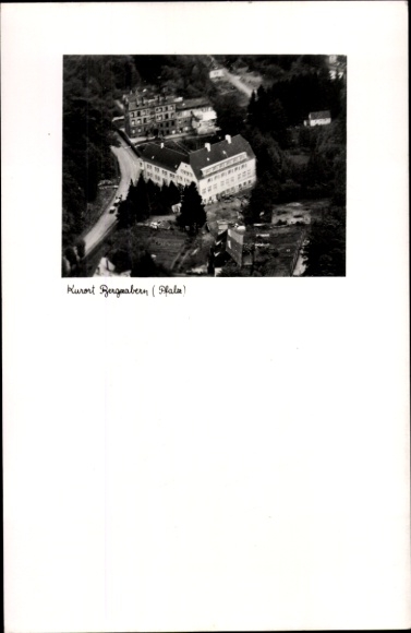 Postcard Bad Bergzabern on the Wine Route Palatinate, Evangelical Home Economics School Waldmühle, aerial photograph
