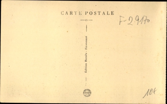 Postcard Fouesnant Finistère, School of Agriculture