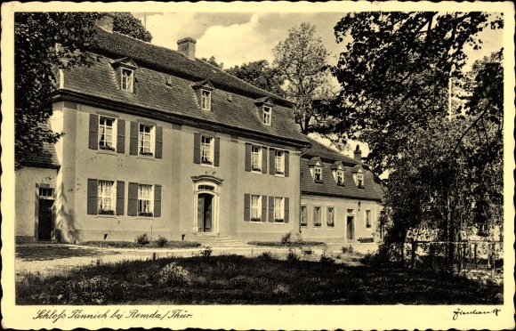 Ak Tännich Breitenheerda Remda Rudolstadt Thüringen, Schloss