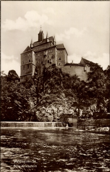 Ak Kriebstein in Saksen, Kasteel Kriebstein