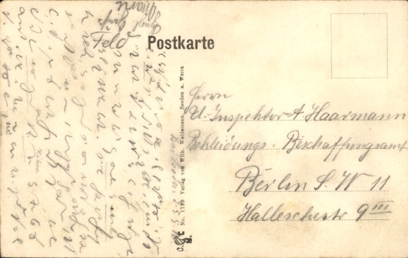 Postcard Bad Sooden Allendorf in Hessen, Villa Victoria, Wald