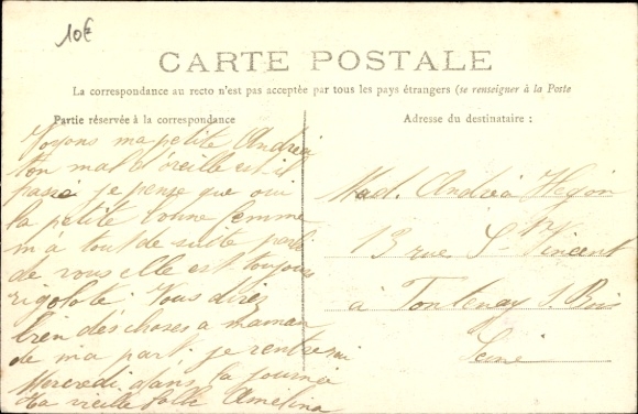 Postcard Gournay en Bray Seine Maritime, Entree du Boulevard des Planquettes