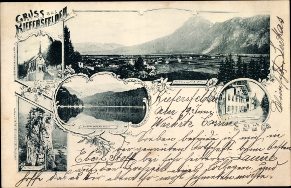 PC Kiefersfelden Oberbayern, Panorama, Inn, Chapel, Felspartie