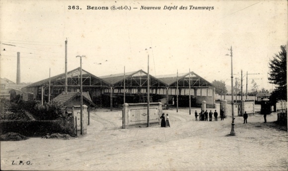 PC Bezons Val d'Oise, Nouveau Depot des Tramways