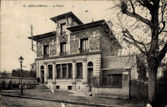 Postcard Longjumeau Essonne, Post