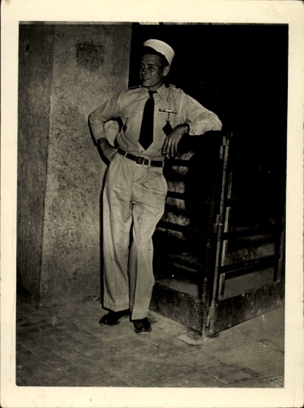 Photo Foreign Legion in Fez Morocco, 25.10.1954, Harry, standing portrait