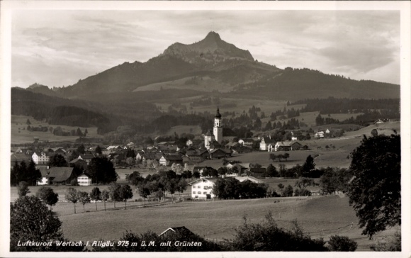 KP Wertach w Allgäu, zdjęcie lotnicze
