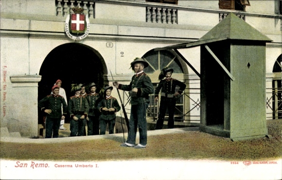PC San Remo Liguria, Umberto I. Barracks, soldiers