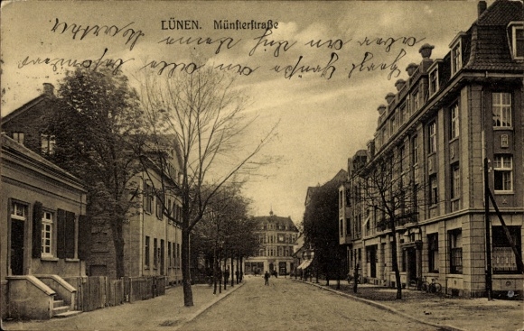 Ak Lünen in Westfalen, Münsterstraße