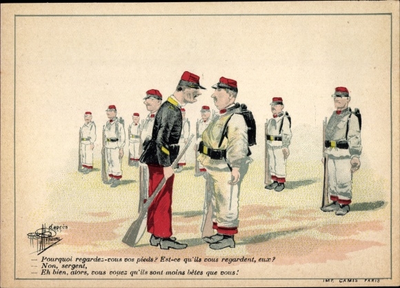 Artist PC Guillaume, Albert, French soldiers, soldiers' lives