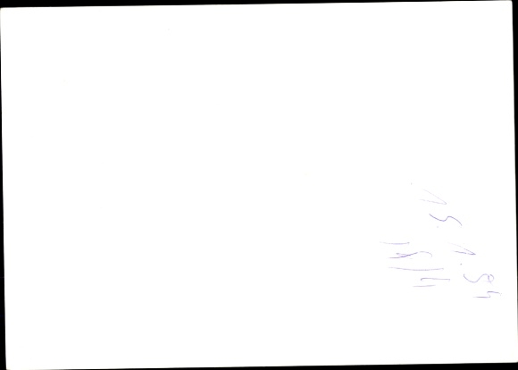 Postcard handball player Udo Böbel, autograph