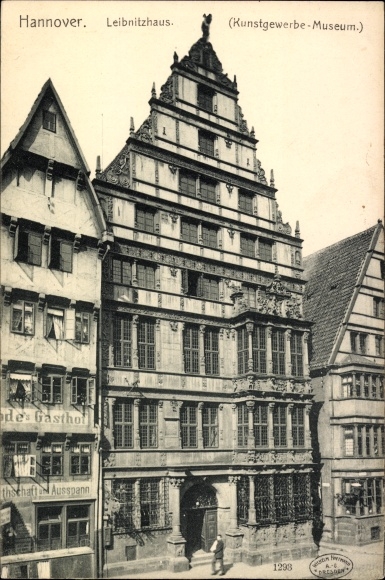 PC Hanover in Lower Saxony, Leibniz House, Museum of Decorative Arts, inn