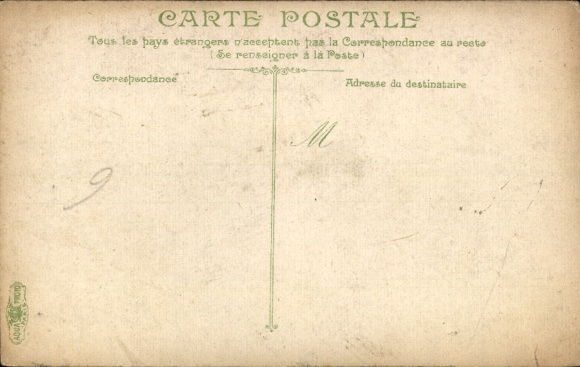 Postcard French Infantry, Fencer, Soldier's Life